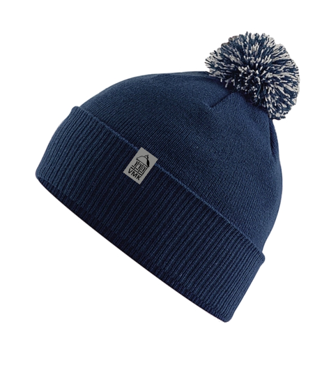 Tutimüts, tumesinine-hall