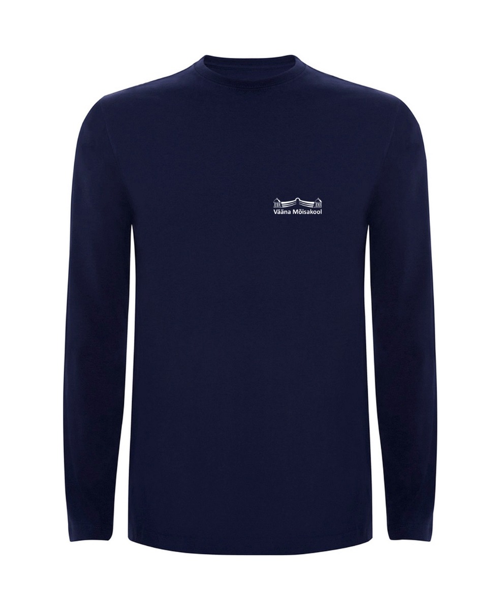 Laste pikkade varrukatega särk, tumesinine