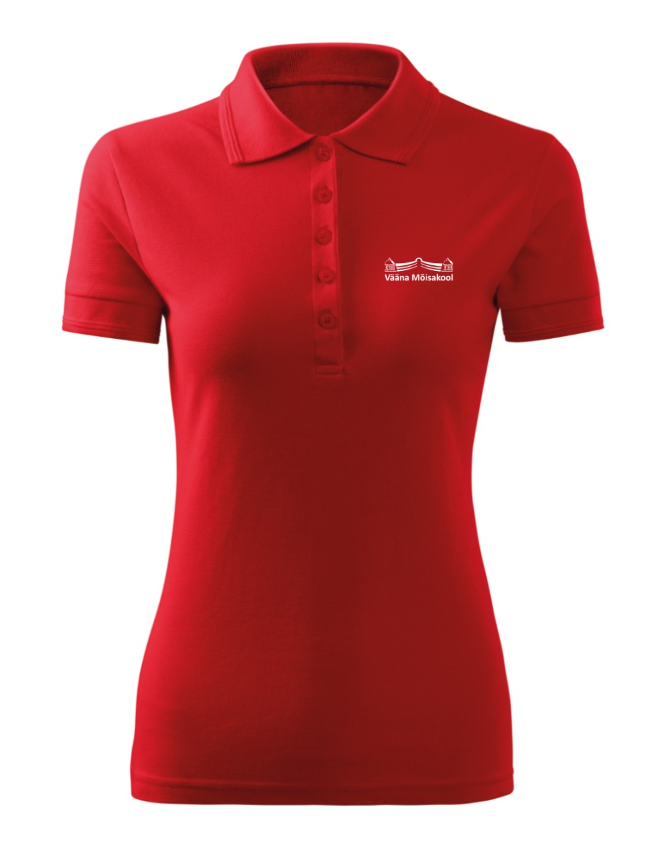 Naiste polosärk, punane