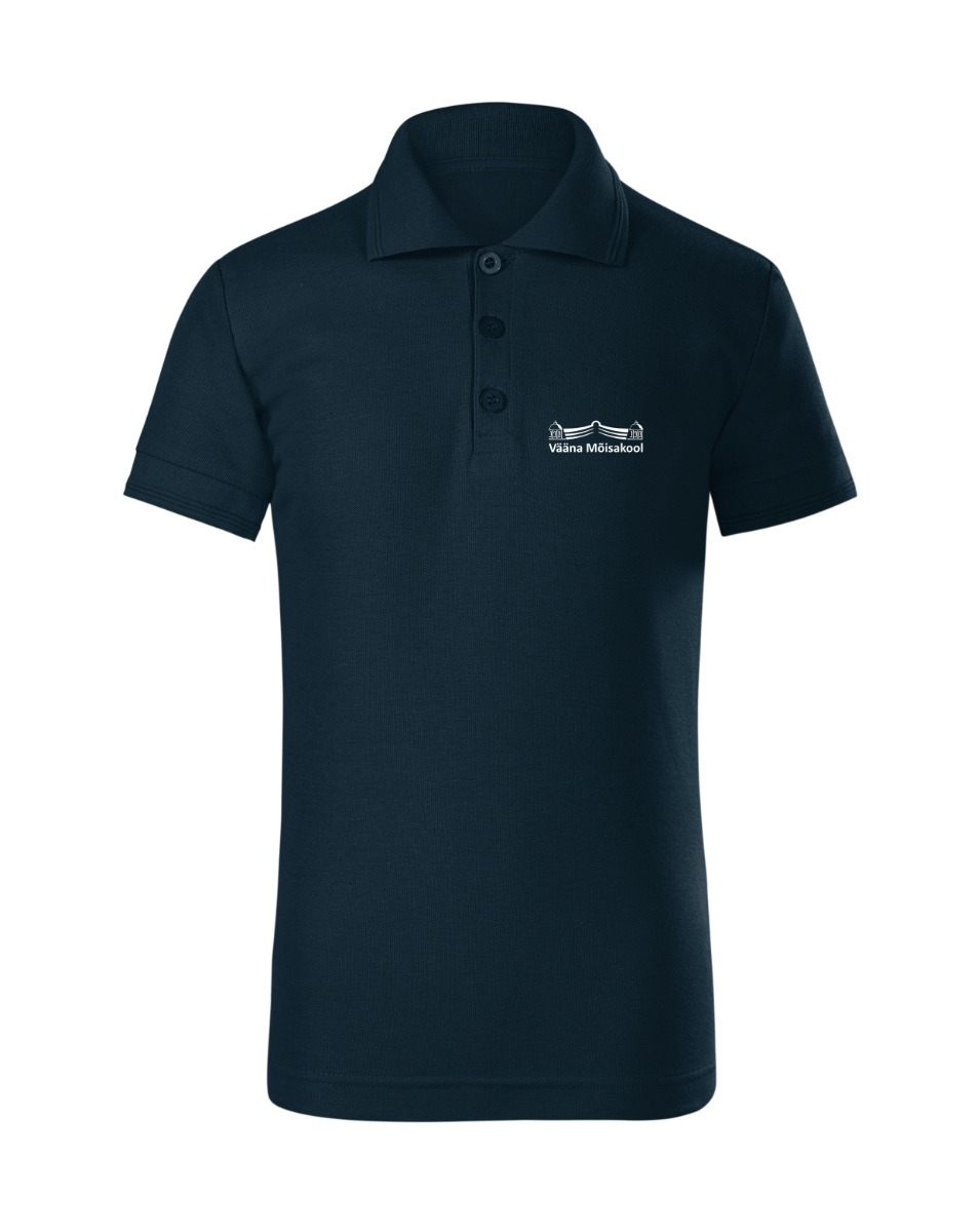 Laste kitsas polosärk, tumesinine