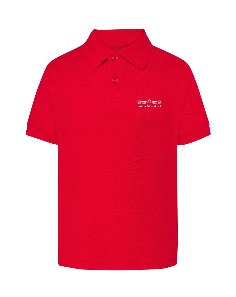 Laste polosärk, punane