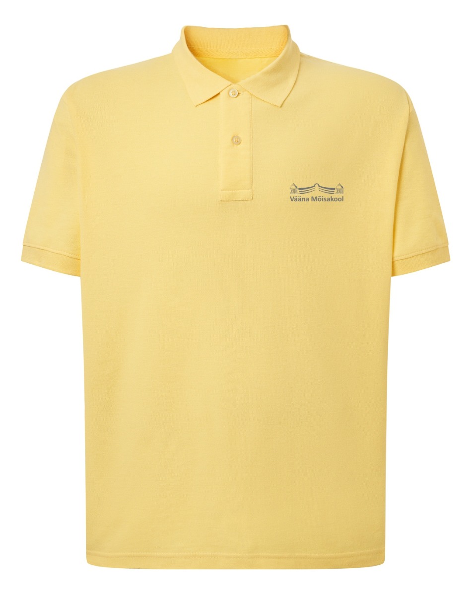 Meeste polosärk, helekollane