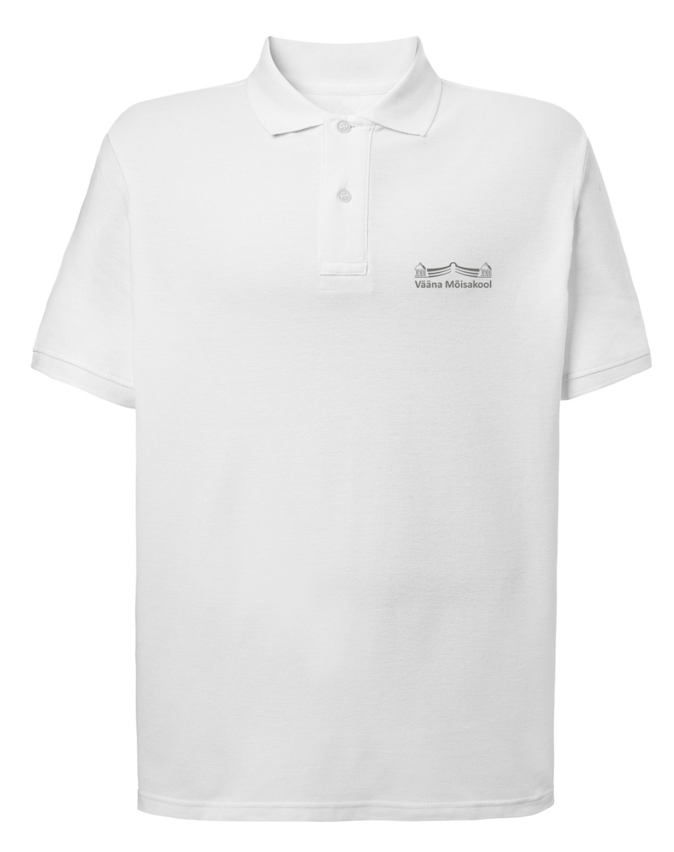 Meeste polosärk, valge