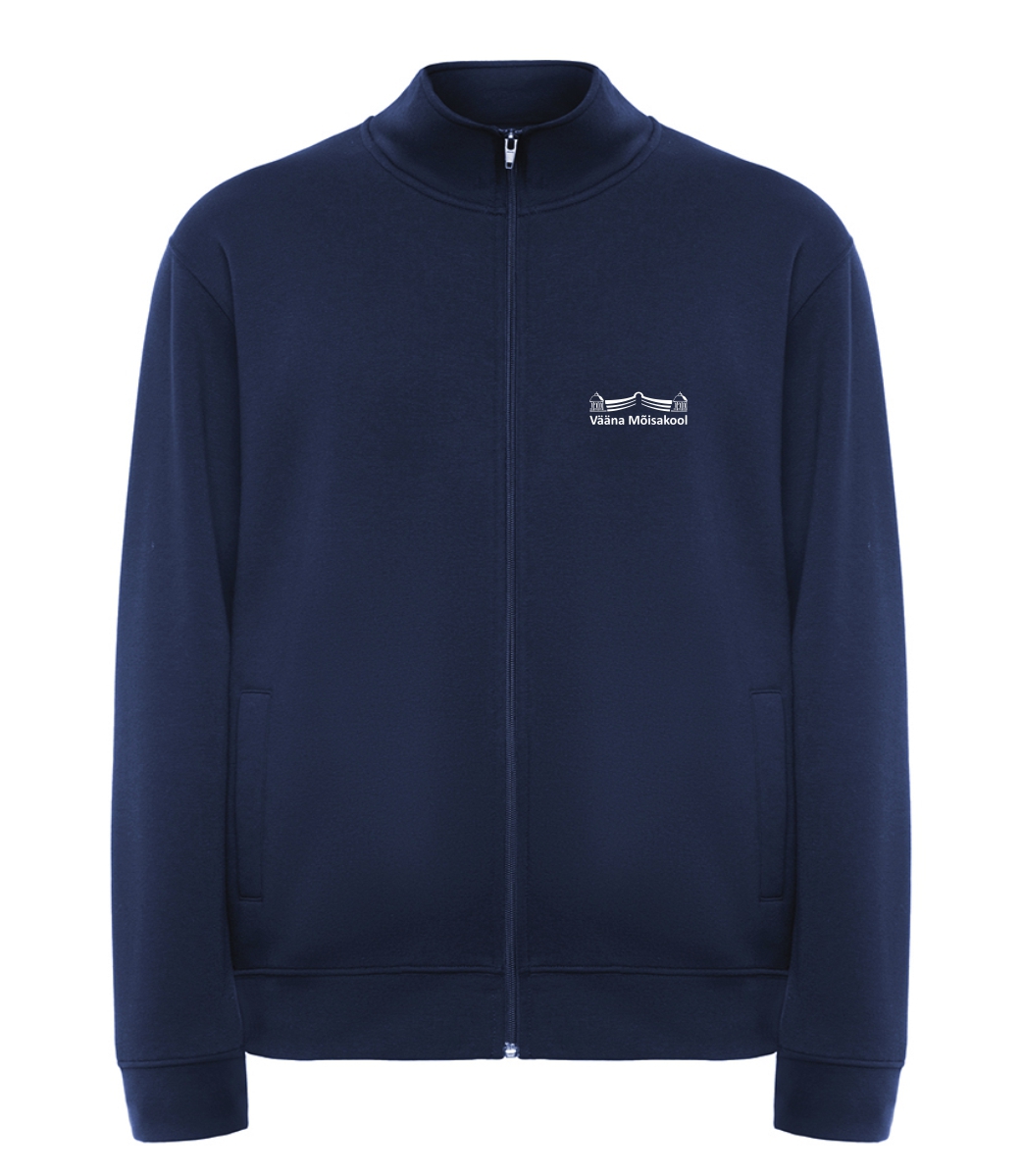 Laste lukuga jakk, tumesinine 